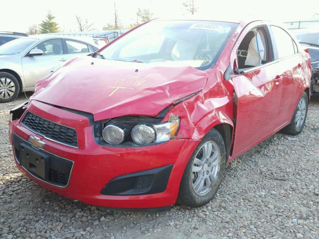 1G1JC5SB9G4162258 - 2016 CHEVROLET SONIC LT RED photo 2