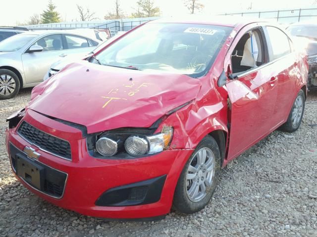 1G1JC5SB9G4162258 - 2016 CHEVROLET SONIC LT RED photo 9