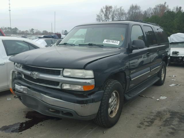 3GNFK16T0YG213783 - 2000 CHEVROLET SUBURBAN K BLACK photo 2