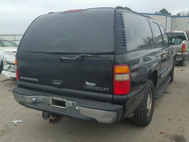 3GNFK16T0YG213783 - 2000 CHEVROLET SUBURBAN K BLACK photo 4