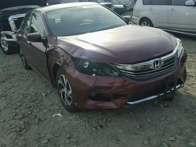 1HGCR2F39GA201689 - 2016 HONDA ACCORD LX PURPLE photo 1