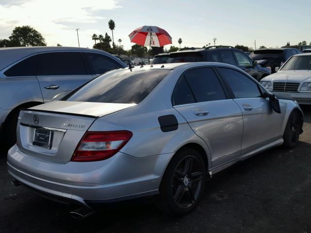 WDDGF54X09R065009 - 2009 MERCEDES-BENZ C 300 SILVER photo 4