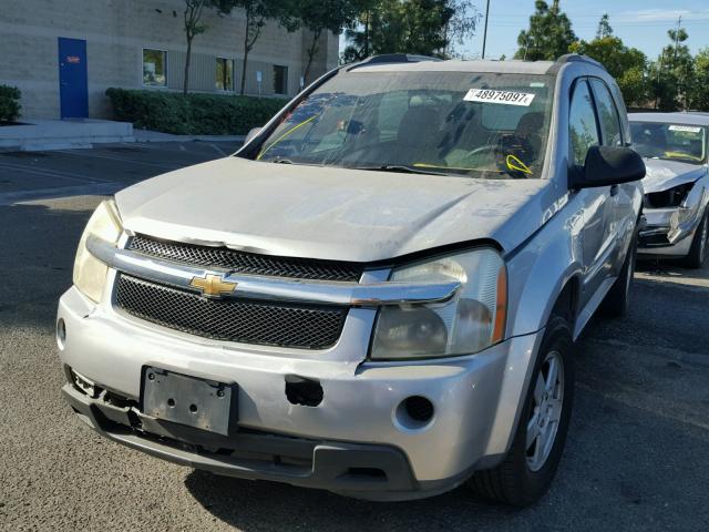 2CNDL13F276010153 - 2007 CHEVROLET EQUINOX LS SILVER photo 2