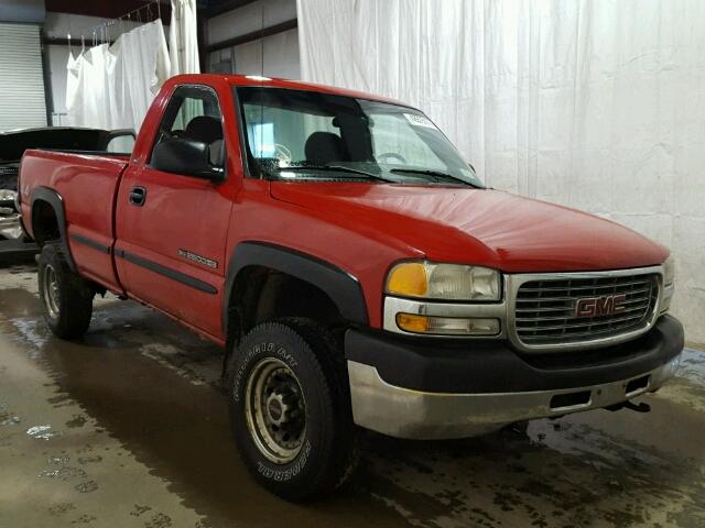 1GTHK24U41E230571 - 2001 GMC SIERRA K25 RED photo 1