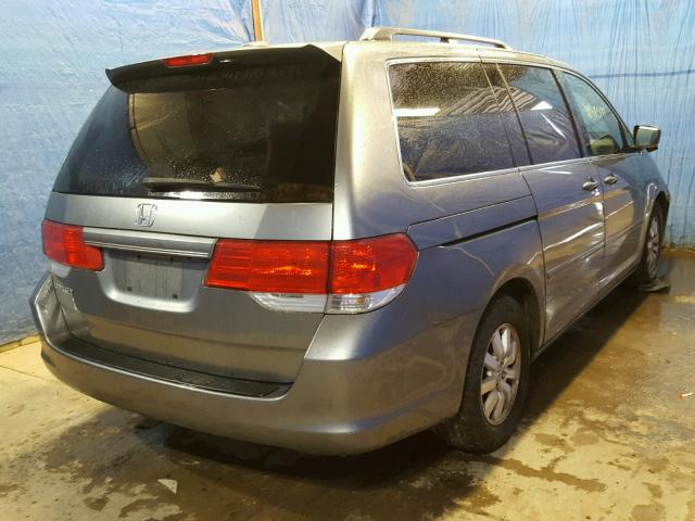 5FNRL38799B409758 - 2009 HONDA ODYSSEY EX GRAY photo 4