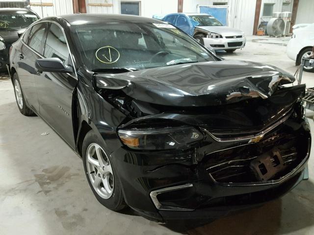 1G1ZB5ST9HF104252 - 2017 CHEVROLET MALIBU LS BLACK photo 1