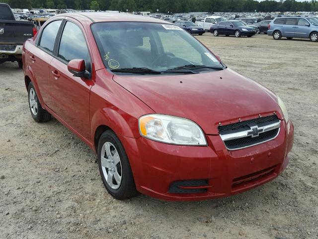 KL1TD5DE9BB198290 - 2011 CHEVROLET AVEO LS RED photo 1