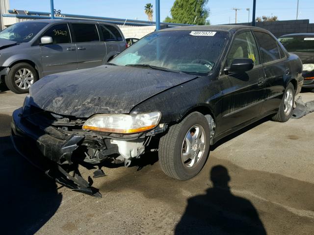 JHMCG6652XC016125 - 1999 HONDA ACCORD LX BLACK photo 2