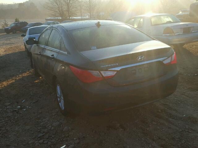 5NPEB4AC8CH404395 - 2012 HYUNDAI SONATA GLS BLUE photo 3