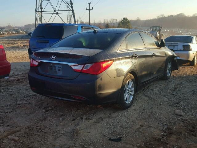 5NPEB4AC8CH404395 - 2012 HYUNDAI SONATA GLS BLUE photo 4