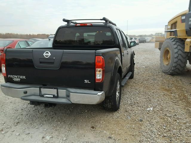 1N6AD0ER0BC427323 - 2011 NISSAN FRONTIER S BLACK photo 4