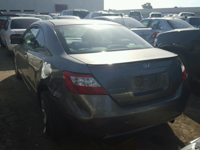 2HGFG12698H551405 - 2008 HONDA CIVIC LX Gris foto 3
