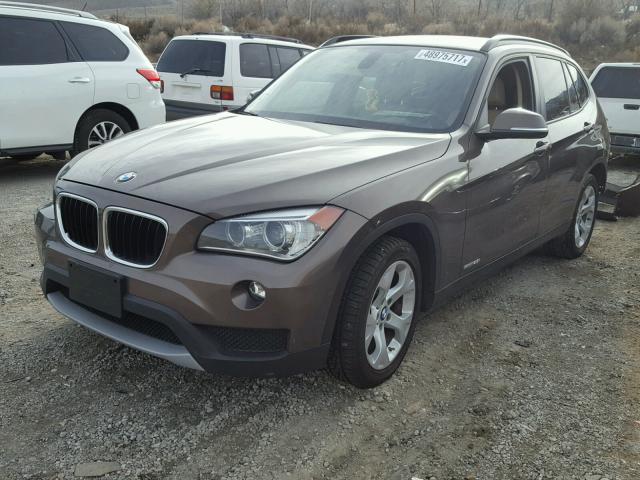 WBAVM1C52EVW55257 - 2014 BMW X1 SDRIVE2 BROWN photo 2