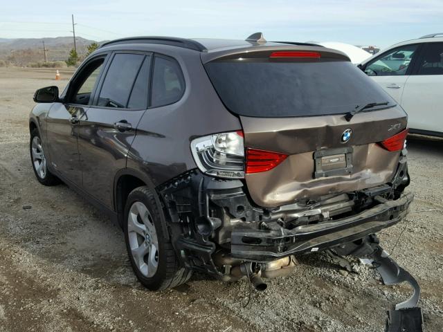 WBAVM1C52EVW55257 - 2014 BMW X1 SDRIVE2 BROWN photo 3