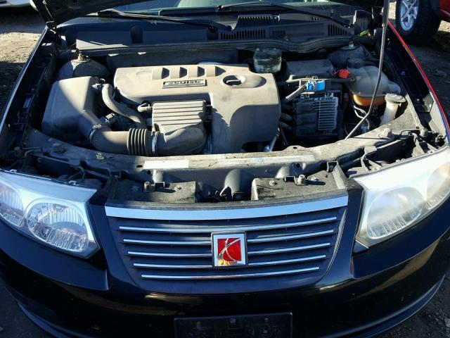 1G8AJ55F57Z114507 - 2007 SATURN ION LEVEL BLACK photo 7