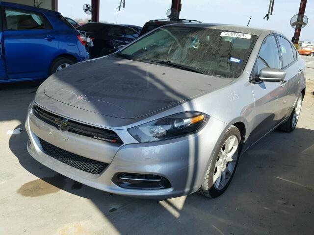 1C3CDFBB6ED719941 - 2014 DODGE DART SXT GRAY photo 2