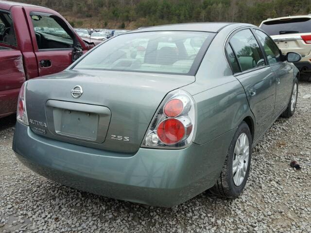 1N4AL11D45C268712 - 2005 NISSAN ALTIMA S GREEN photo 4