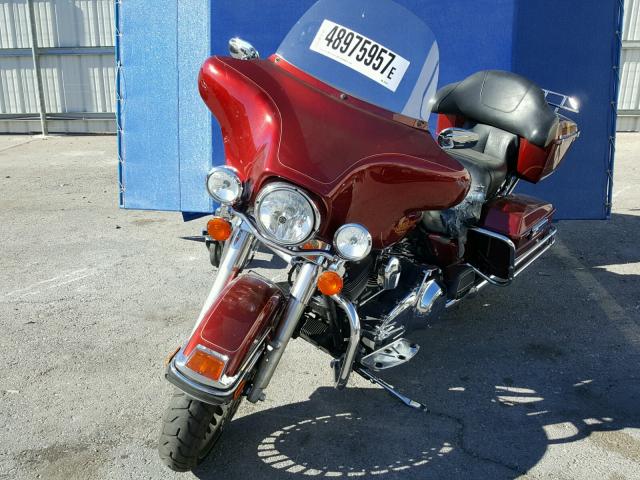 1HD1FF411AB655104 - 2010 HARLEY-DAVIDSON FLHTC RED photo 2