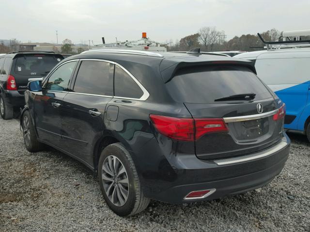 5FRYD4H45GB035407 - 2016 ACURA MDX TECHNO BLACK photo 3