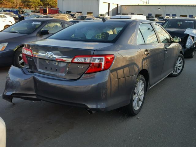 4T1BK1FK6CU504918 - 2012 TOYOTA CAMRY SE BLUE photo 4