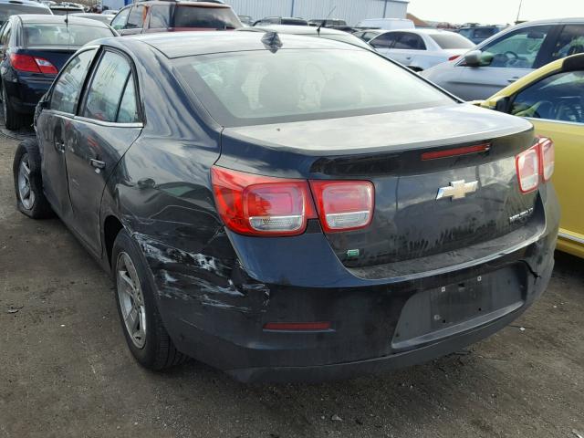 1G11C5SLXEF257504 - 2014 CHEVROLET MALIBU 1LT BLACK photo 3