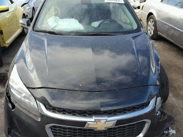 1G11C5SLXEF257504 - 2014 CHEVROLET MALIBU 1LT BLACK photo 7