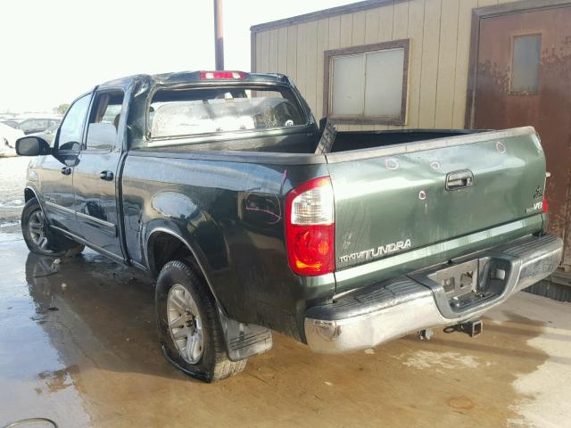 5TBET34136S527076 - 2006 TOYOTA TUNDRA DOU GREEN photo 3