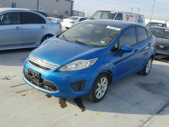 3FADP4BJ4CM131949 - 2012 FORD FIESTA SE BLUE photo 2