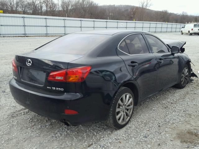 JTHCK262962004314 - 2006 LEXUS IS 250 BLACK photo 4