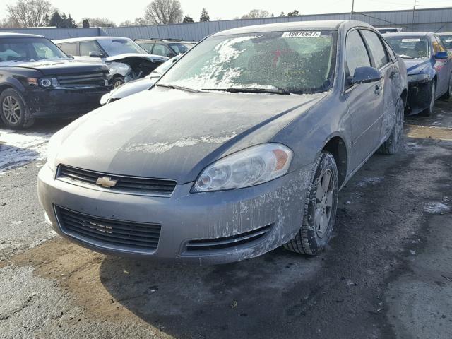 2G1WT55N389262107 - 2008 CHEVROLET IMPALA LT GRAY photo 2