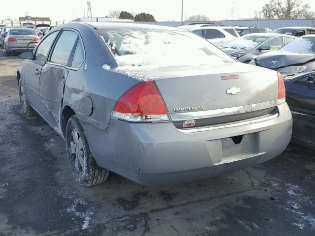 2G1WT55N389262107 - 2008 CHEVROLET IMPALA LT GRAY photo 3