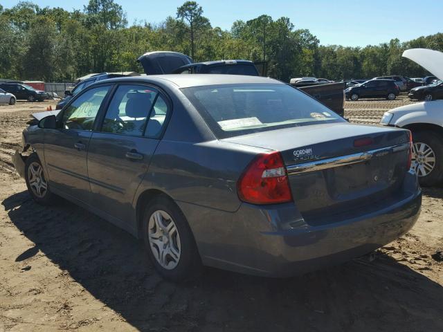 1G1ZS58FX8F137164 - 2008 CHEVROLET MALIBU LS ნაცრისფერი ფოტო 3