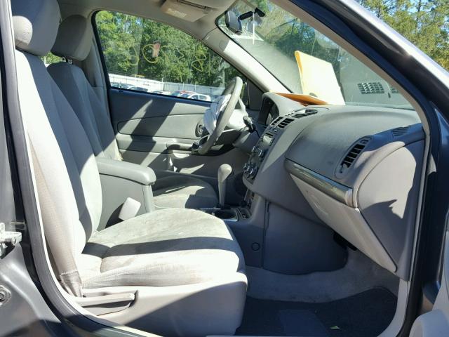 1G1ZS58FX8F137164 - 2008 CHEVROLET MALIBU LS ნაცრისფერი ფოტო 5