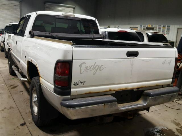 3B7HF13Z91M573348 - 2001 DODGE RAM 1500 WHITE photo 3