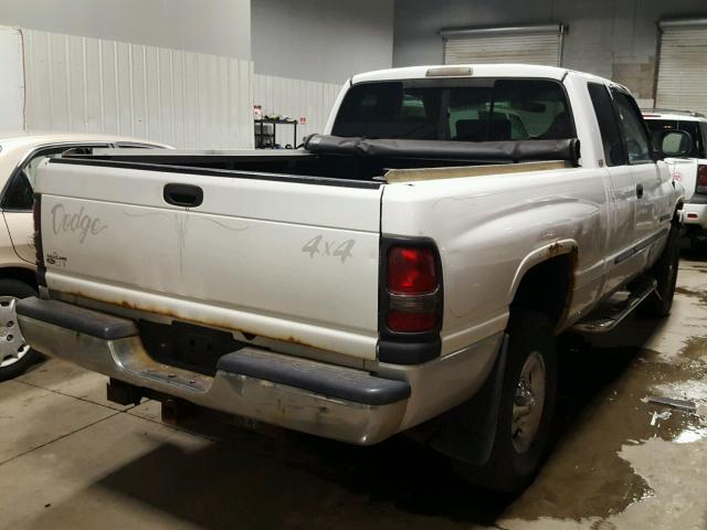 3B7HF13Z91M573348 - 2001 DODGE RAM 1500 WHITE photo 4