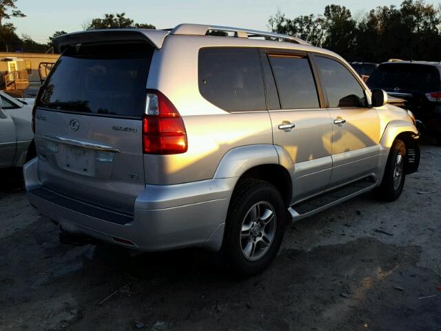 JTJBT20XX80153941 - 2008 LEXUS GX 470 SILVER photo 4