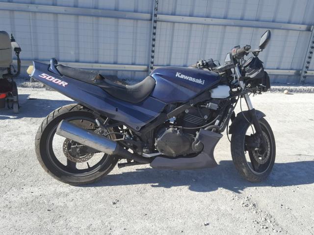 JKAEXVD163A080088 - 2003 KAWASAKI EX500 D BLUE photo 10