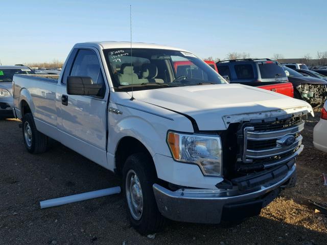 1FTNF1CF2EKD48095 - 2014 FORD F150 WHITE photo 1