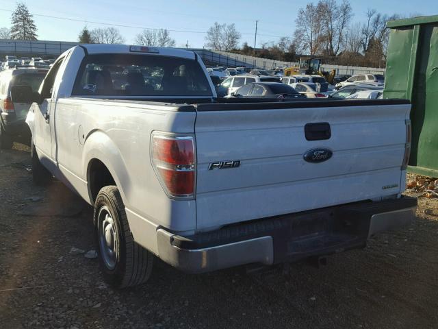 1FTNF1CF2EKD48095 - 2014 FORD F150 WHITE photo 3