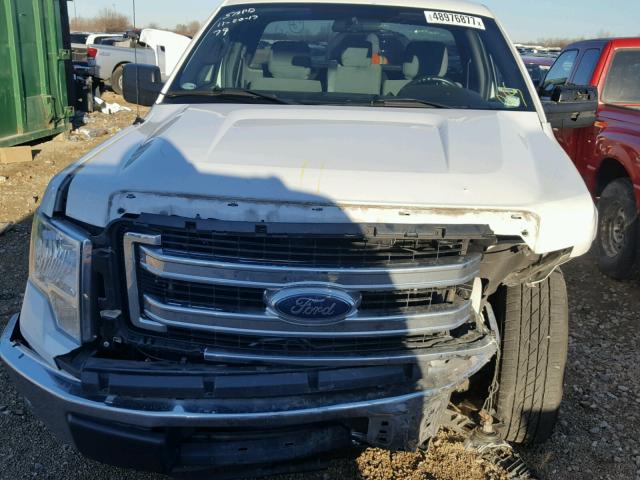 1FTNF1CF2EKD48095 - 2014 FORD F150 WHITE photo 7