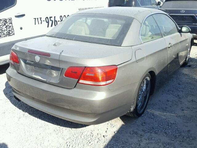 WBAWR33508P150229 - 2008 BMW 328 I SULE GOLD photo 4