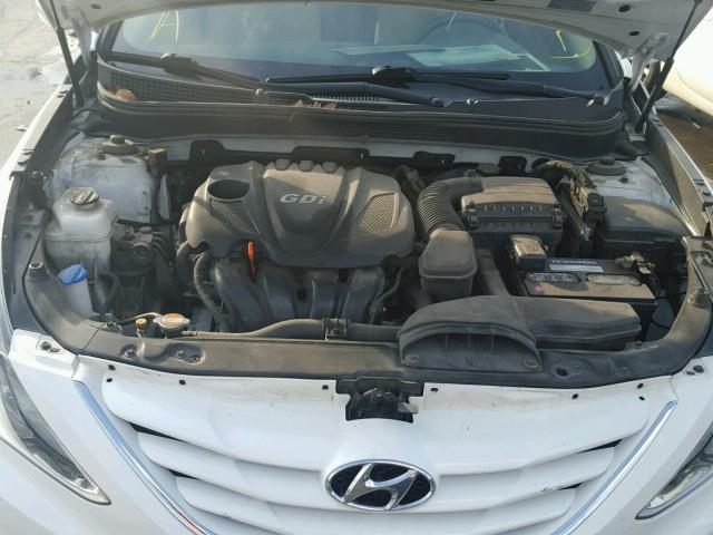 5NPEB4ACXBH211681 - 2011 HYUNDAI SONATA GLS YELLOW photo 7