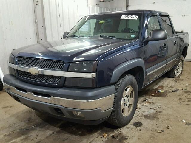 2GCEK13T151209884 - 2005 CHEVROLET SILVERADO BLUE photo 2