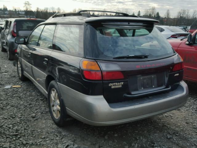 4S3BH686817662172 - 2001 SUBARU LEGACY OUT BLUE photo 3