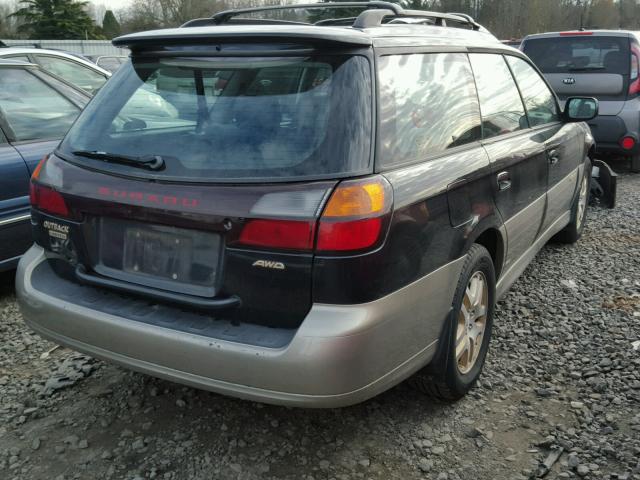 4S3BH686817662172 - 2001 SUBARU LEGACY OUT BLUE photo 4