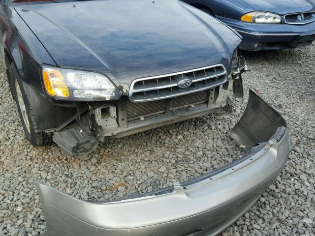 4S3BH686817662172 - 2001 SUBARU LEGACY OUT BLUE photo 9