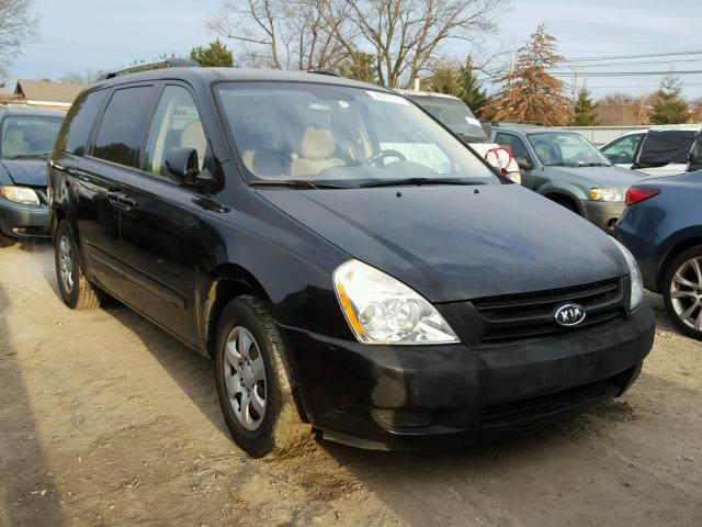 KNDMG4C37A6344515 - 2010 KIA SEDONA LX BLACK photo 1