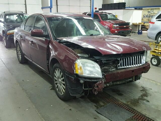 1MEHM43166G613628 - 2006 MERCURY MONTEGO PR MAROON photo 1