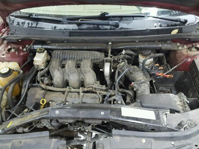 1MEHM43166G613628 - 2006 MERCURY MONTEGO PR MAROON photo 7