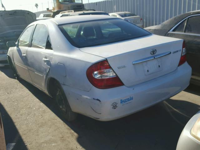 4T1BE32K84U263373 - 2004 TOYOTA CAMRY LE WHITE photo 3